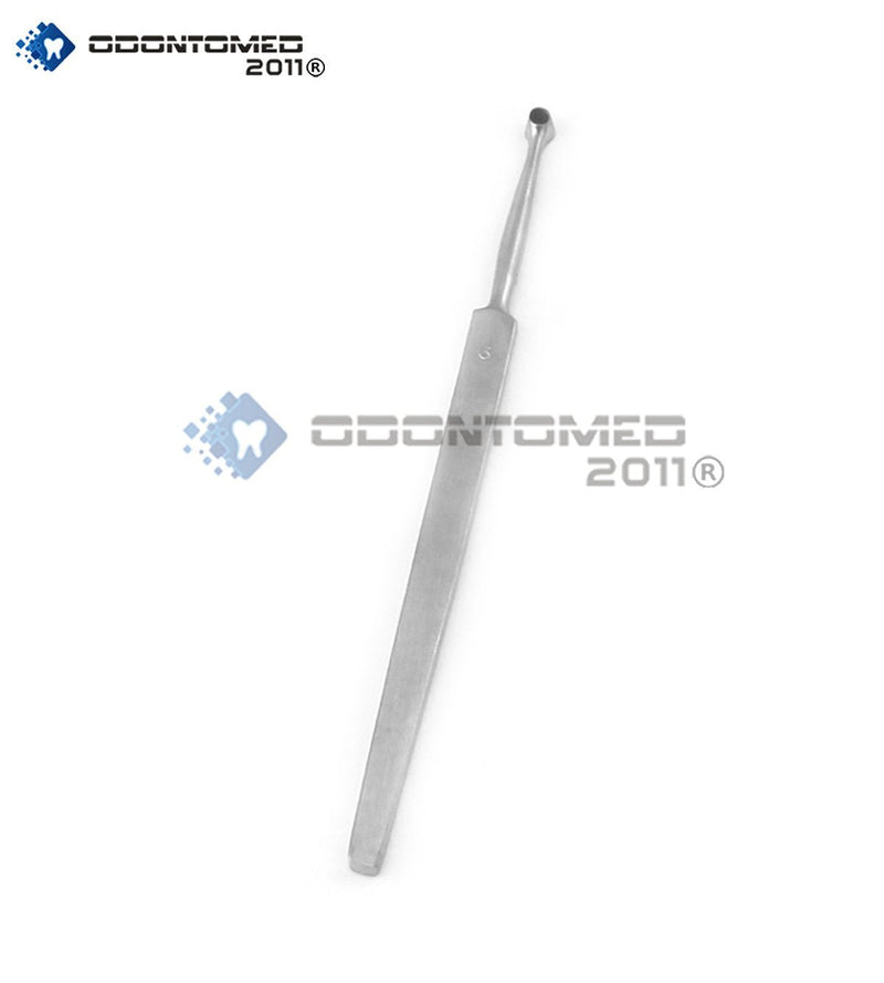 OdontoMed2011 Fox Dermal Curette 3MM Dermatology Instruments Stainless Steel