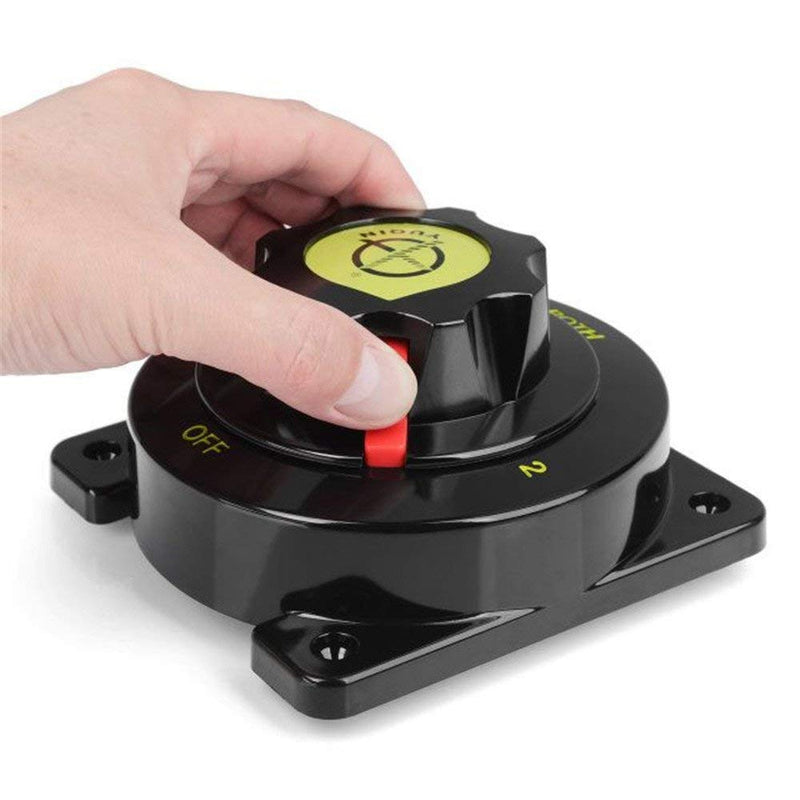 12V 24V Battery Selector Switch Rated 300A 450A Intermittent Marine Boat Heavy Duty Battery Disconnect Switch for Boats