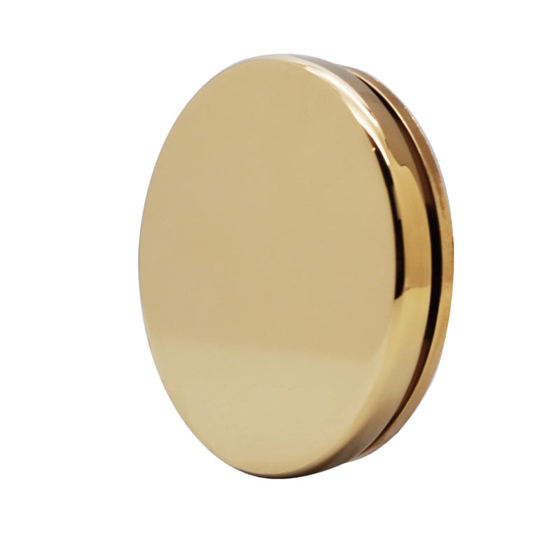 Westbrass Twist & Close Universal Tub Trim with Floating Faceplate, Polished Brass, D94HK-01