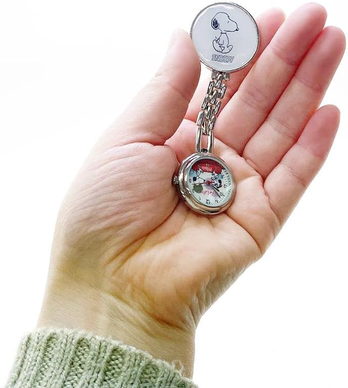 Snoopy Nurse Watch Pocket Watch Nurse Watch Dial Normal Type, Above belt roof - NewNest Australia