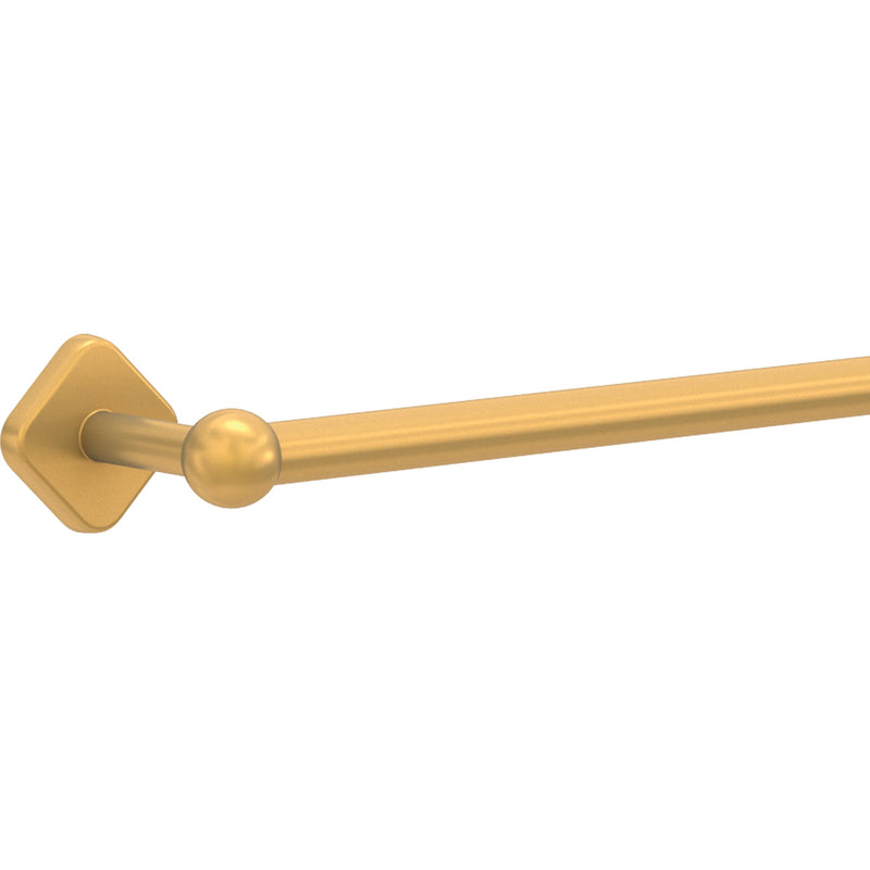 Franklin Brass Gainesville (1-Pack) 18'' Towel Rack w/ 6" Extender for Bathroom Satin Gold Towel Bar for Bathroom Wall Mounted Towel Holder Rod GNV26-SG