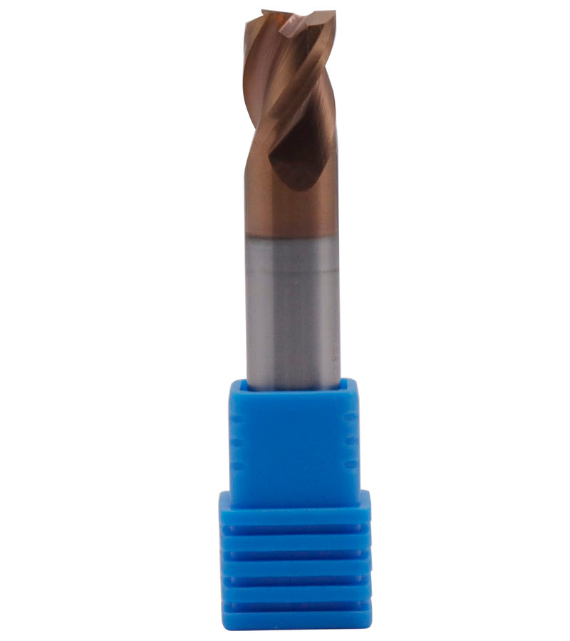 BestParts High Performance Solid Carbide End Mill for Aluminum - ZRN Coated, 37 Degree Helix, 3 Flute, 5/16" Cutting Diameter, 5/16" Shank Diameter, 7/16" Length of Cut, 2" Overall Length, Square End