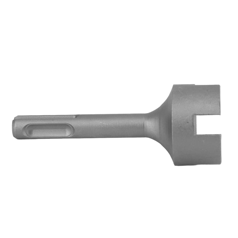 Ground Rod Driver Bits Socket Steel Easy Install Sturdy Light Weight Drill Tools for SDS Plus Hammer Drill (Cross)