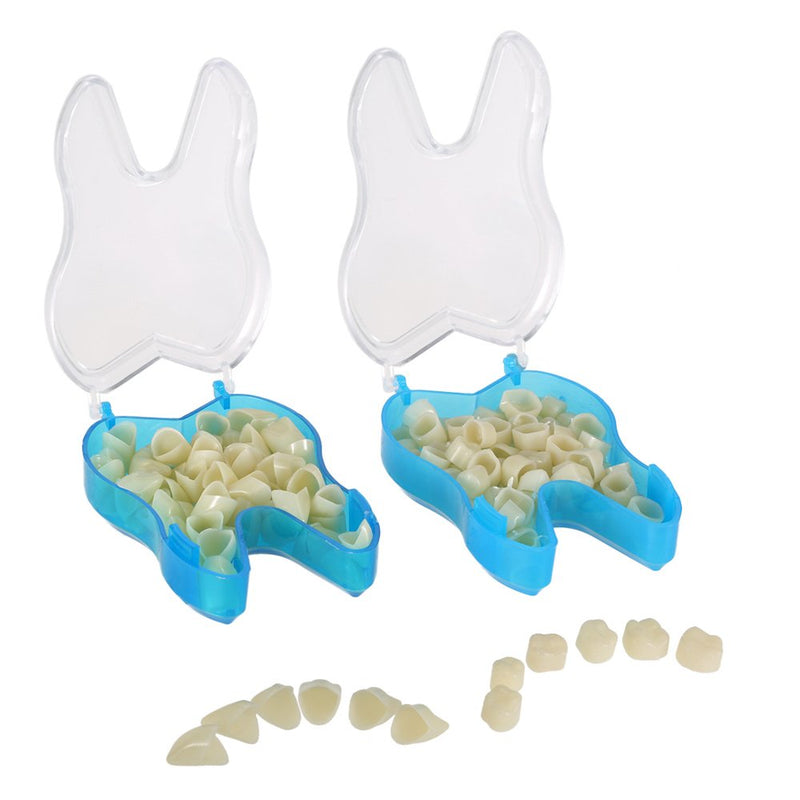 100 PCS Mixed Dental Temporary Crown Kit Anterior Front & Molar Posterior 50 of each