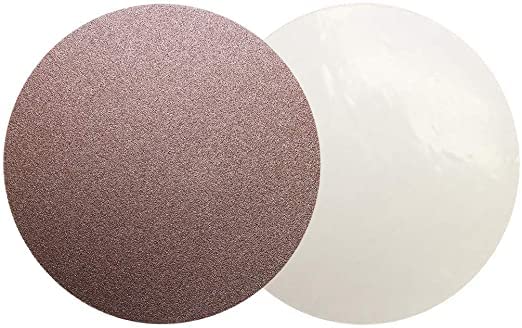 Benchmark Abrasives 8" Premium Aluminum Oxide No Hole PSA Discs, Self Adhesive Random Orbital Sander Discs for Sanding Polishing on Metal Wood Fiberglass (10 Pack) - 120 Grit