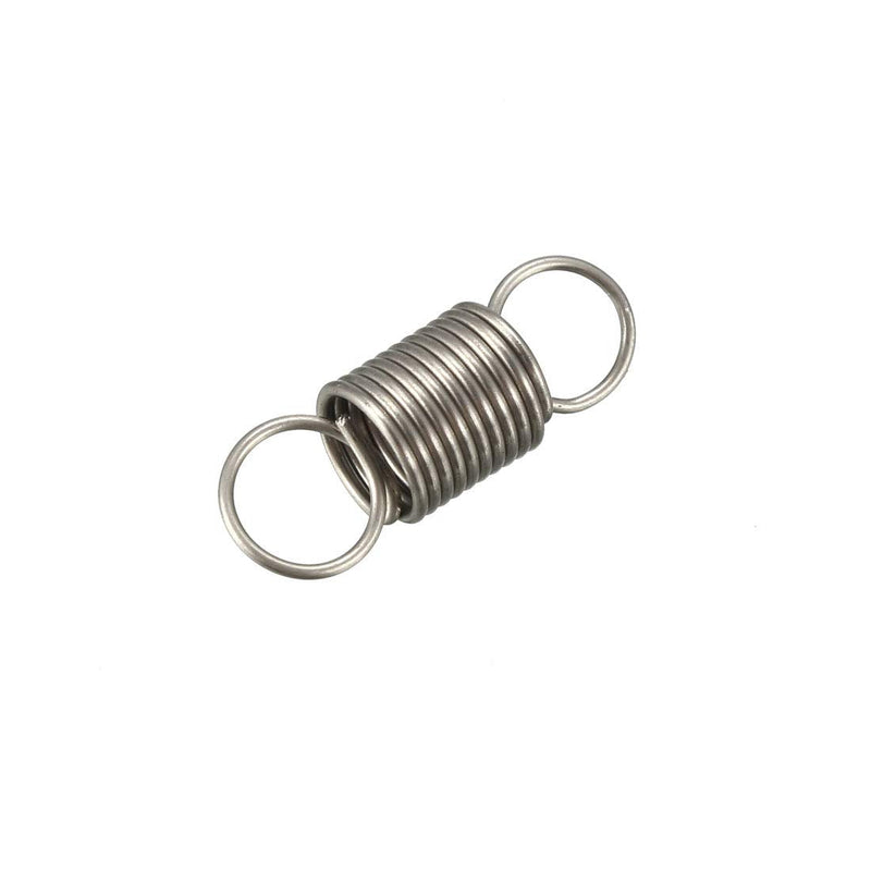 uxcell Extended Tension Spring Wire Diameter 0.02", OD 0.2", Free Length 0.59" Stainless Steel Small Dual Hook Tension Spring for Machinery Construction Industrial 10pcs 0.02"x0.2"x0.59"