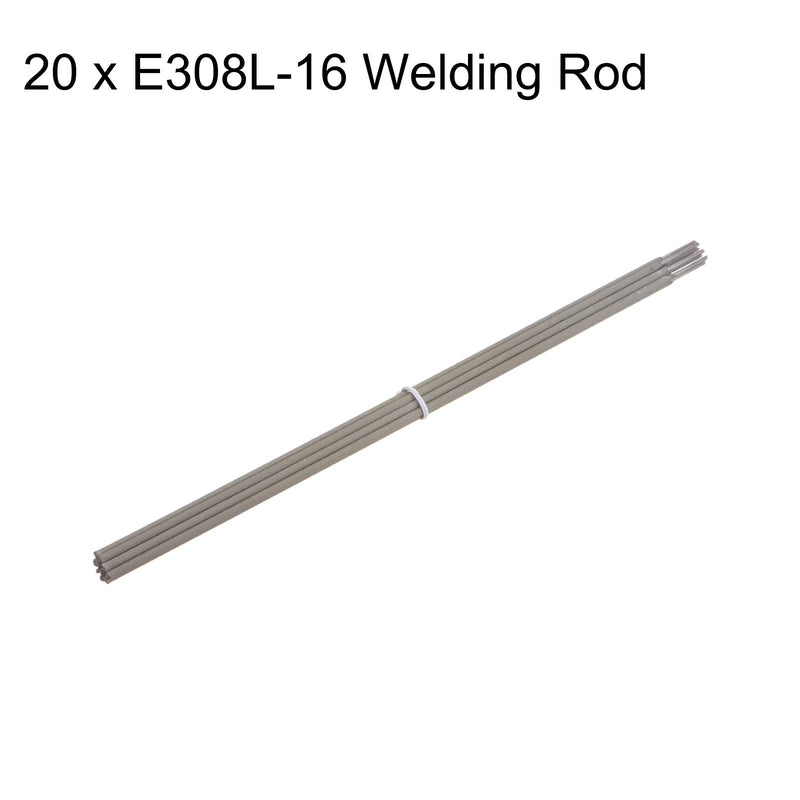 HARFINGTON E308L-16 Welding Rod 1/16" x 10" 304 Stainless Steel Welding Rod A102 Electrodes Solder for Welding Stainless Steel Galvanized Steel 0.29 Lb 1/16" x 10"