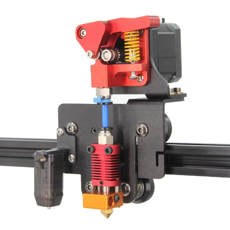 Ender 5 pro Direct Drive Upgrade Kit Aluminum Plate with Dual Gear Extruder with Motor, Easy Print TPU Flexible Filament for Ender 5 (Aluminum Plate+Dual Extruder+Motor Kit) Aluminum Plate+Dual Extruder+Motor Kit