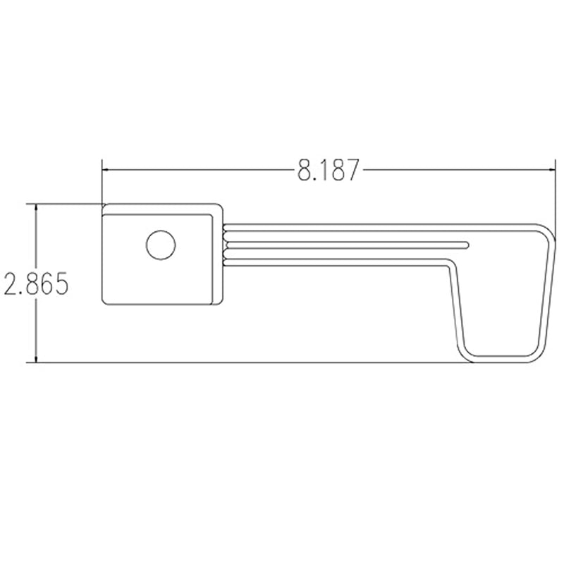 Architectural Mailboxes Plastic Replacement Plastic Flag Kit, RFL100AM, Red