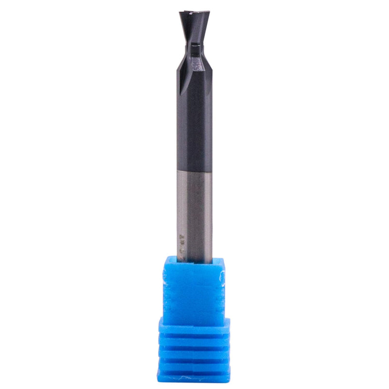 BestParts High Performance Solid Carbide End Mill, Dovetail Mill Cutter - AlTiN Coated, 4 Flute, 74 Degree, 1/4" Shank Diameter, 1/4" Length of Cut, 2-1/2" Overall Length