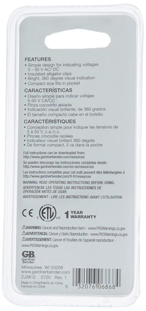 Gardner Bender GET-3202 Low Voltage Tester Pack of 1