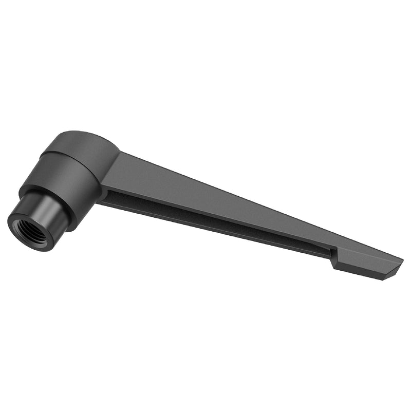 8PCS Adjustable Clamping Lever Handles, M6 Female Thread Knobs Rotating Screw Locking Quick Release Ratchet Push Button Handle, Black M6 x 50mm 8Pcs