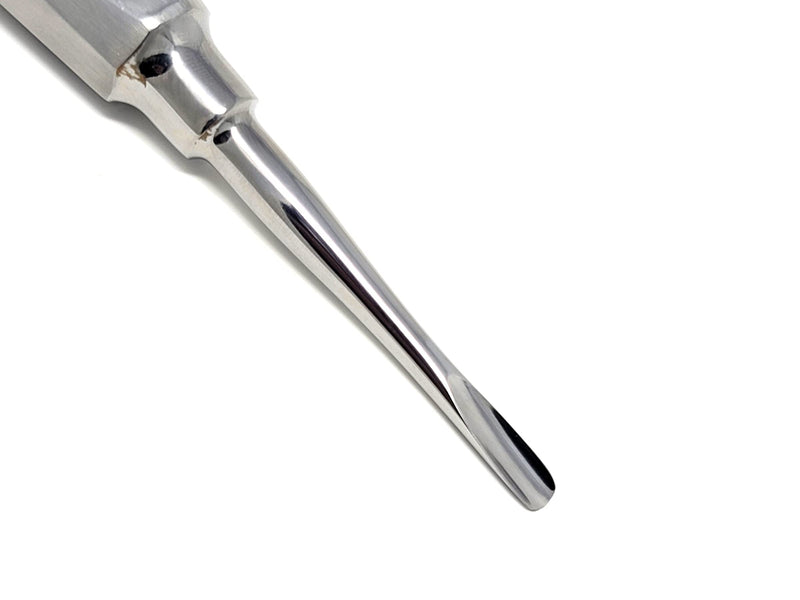 Dental Luxating Elevator Straight 5mm, Gold Handle, Stainless Steel 5mm Straight