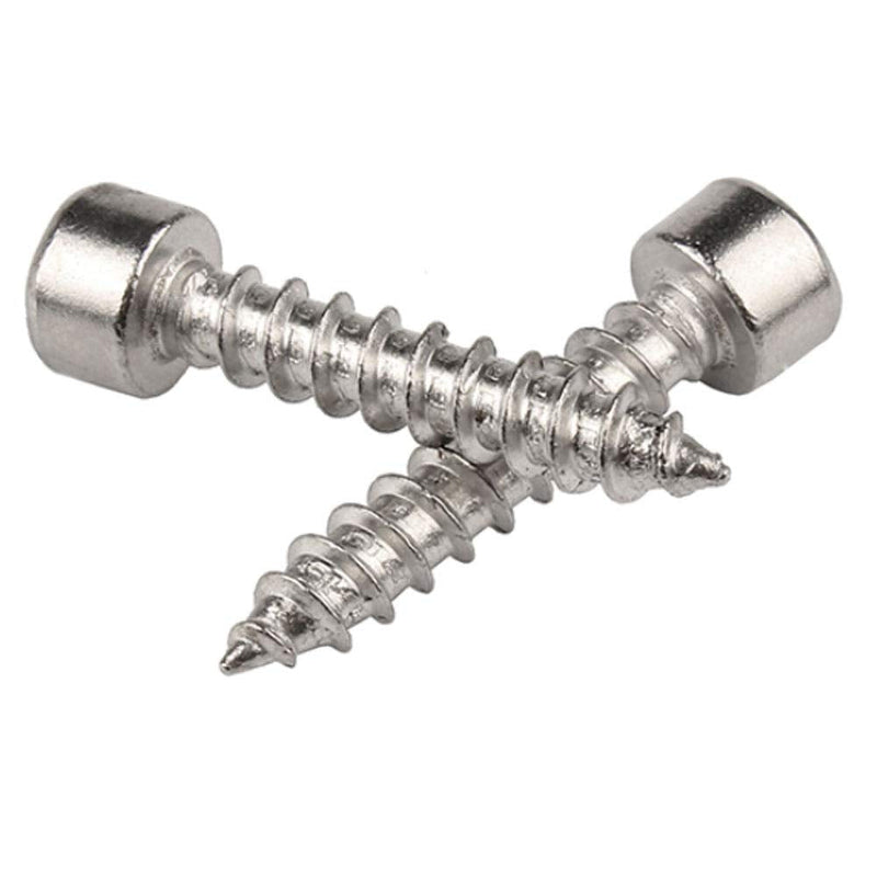 Fasteners Tools Nails Screws - Hardware Self Tapping Screws Metric Thread Stainless Steel Hex Socket Cap Screw M4 M5 M6 M4x12 (60pcs) Silver