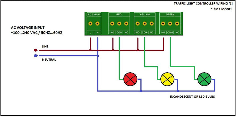 37+ Modes Sequencer Board 3 Channel AC Voltage 100-240VAC 50HZ 60HZ RED Green Yellow RYG AC Light Control NO Coding Required Has Display for Easy Programming Solid State Relay