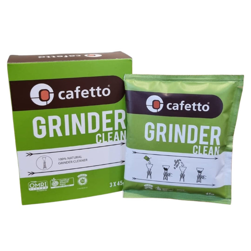Cafetto Grinder Clean 100% Natural Coffee Grinder Cleaner, 3 x 45g