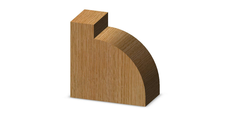 Whiteside 2004 Roundover Router Bit: 1/2 Inch Radius, 1-1/2 Inch Large Diameter, 1/4 Inch Shank, 3/4 Inch Cutting Length