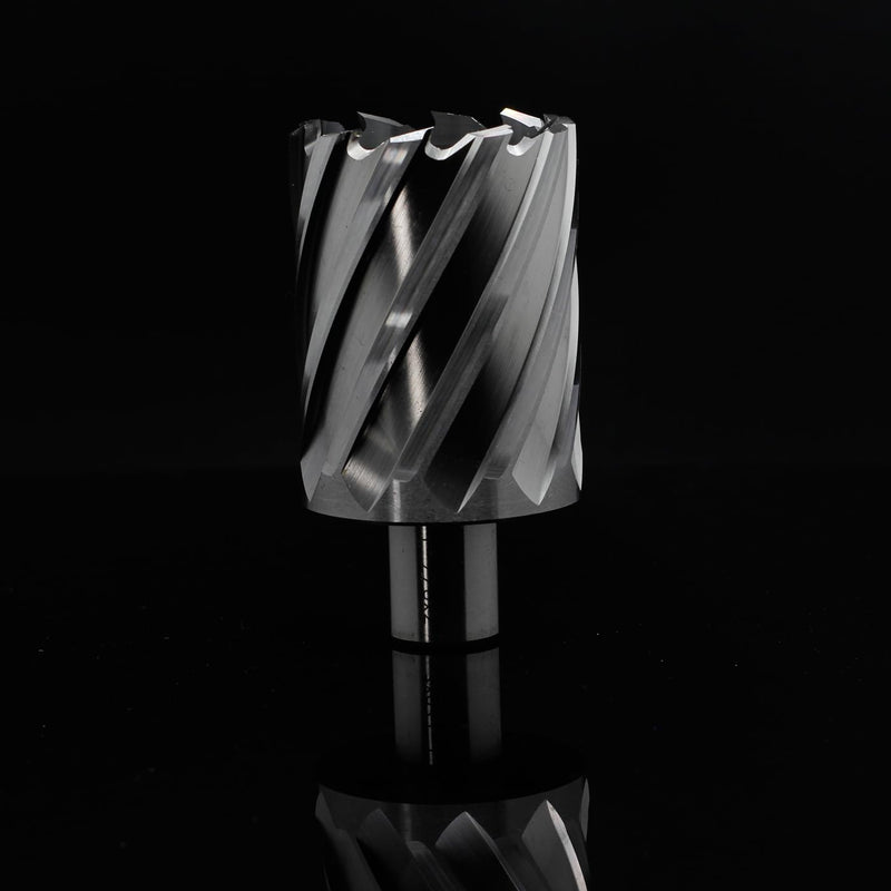 OSCARBIDE 1-7/8" x 2" HSS Annular Cutter 3/4" Weldon Shank Mag Drill Bit | 2 Flat Shank | 1-7/8"Cutting Diameter | 2"Cutting Depth | Burr-Free Holes | Rapid Chip Removal | Precision Ground Edges