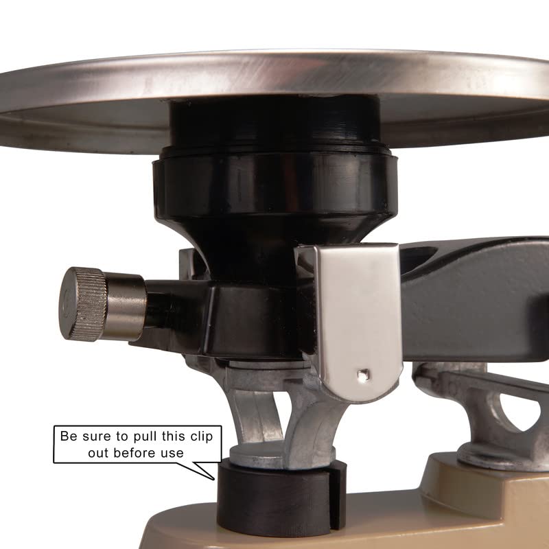 Triple Beam Balance Mechanical Lab Scale 2610g/0.1g with Stainless Steel Weighing Pan