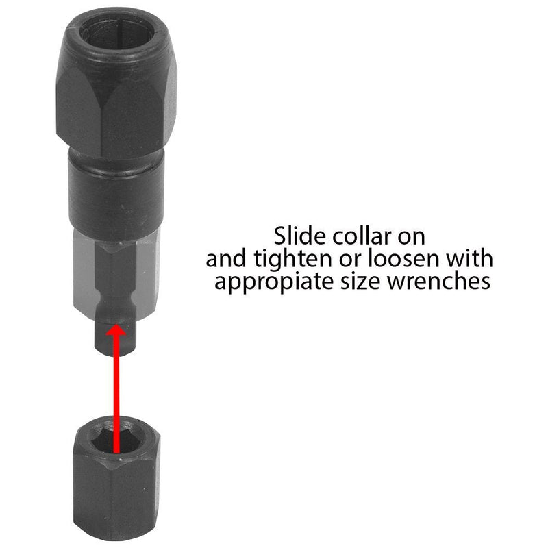 Make it Snappy Tools 1/8 Inch Quick Change Drill Bit Adapter #42008