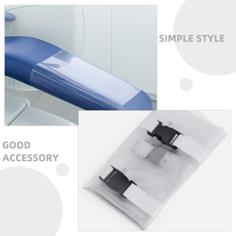 Chair Foot Cover Pad, 3pcs Plastic Washable Clinic Unit Chair Toe Cover Sleeve Mat Dentist Clinic Unit Anti-Dropping