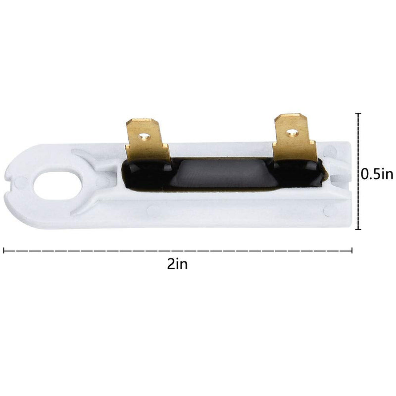Upgrade 3392519 Dryer Thermal Fuse WP3392519 Universal Replacement for Whirlpool Maytag Dryer Thermal Fuse Replaces AP6008325 3388651 694511 WP3392519VP (3 Pack) by HXMLS
