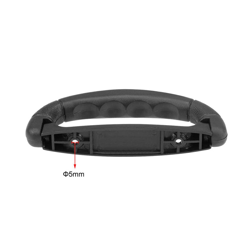 uxcell Luggage Handle Pull Plastic 6.3-Inch Length Luggage Suitcase Handle Grip Black