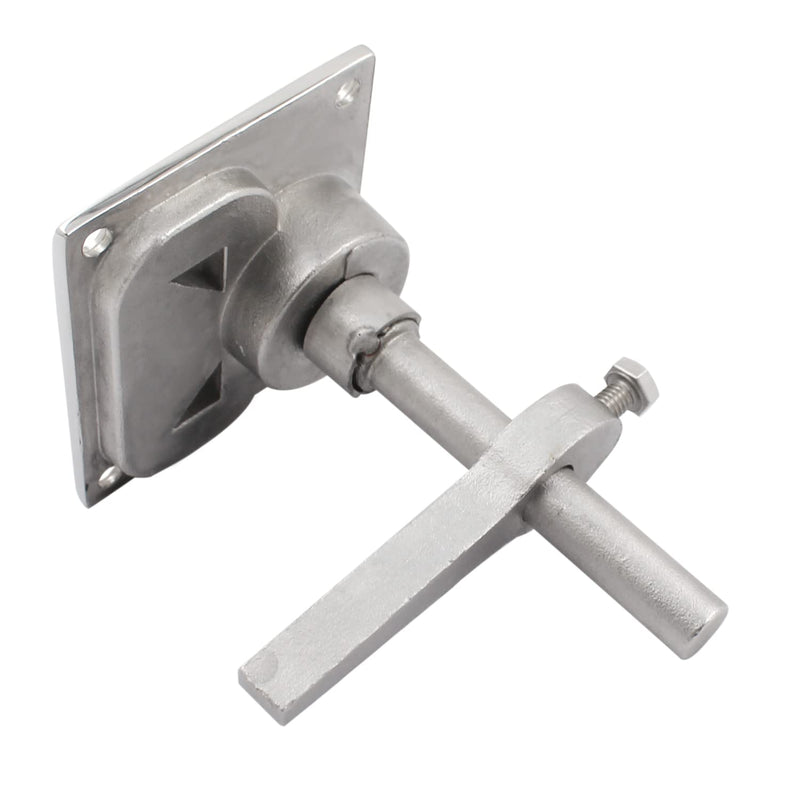 SHENGHUISS Boat Cam Latch Locking Marine Hatch Handle Heavy Duty Stainless Steel 316 Turning Lock Lift Ring W/Screws