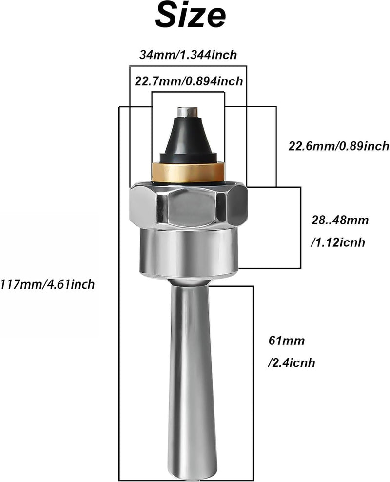 Manual Flush Valve Handle Assembly,Polished Chrome & Brass Piston Design,Compatible with American Standard M962918-0020A,for Ultima Series Piston-Type Urinals&Toilets Replacement Parts