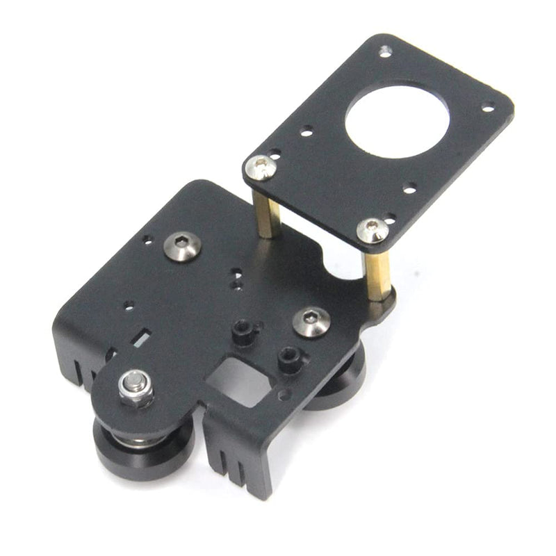 Direct Drive Dual Gear Extruder with Pulleys Upgrade Support Plate with Motor Kit Easy Print Flexible Filaments for Ender 3 V2 Ender 3series CR-10series(Dual Extruder Support Motor Kit) Dual Extruder Support Motor Kit