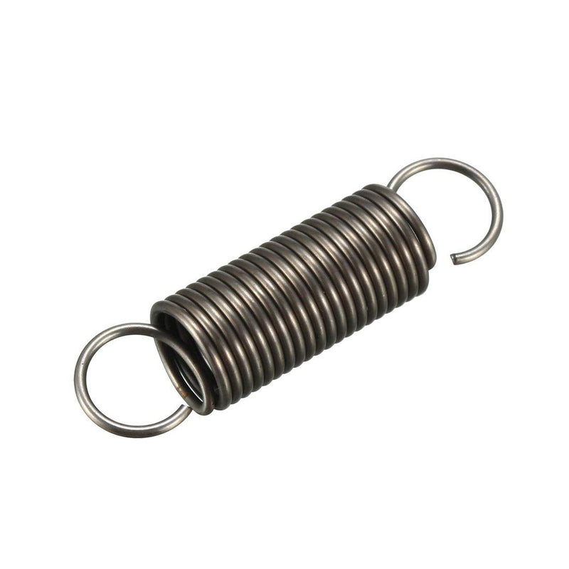 uxcell 5Pcs Extended Tension Spring Wire Dia 0.04", OD 0.39", Free Length 1.57" Spring Steel Small Dual Hook Tension Springs for Production 1.0mm*10mm*40mm/0.04"*0.39"*1.57"