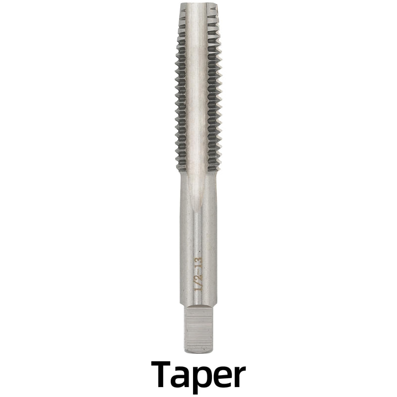 1/2-13 Hand Tap, Right Hand 1/2 x 13 Threading Hand Tap 1Pair 1/2"-13