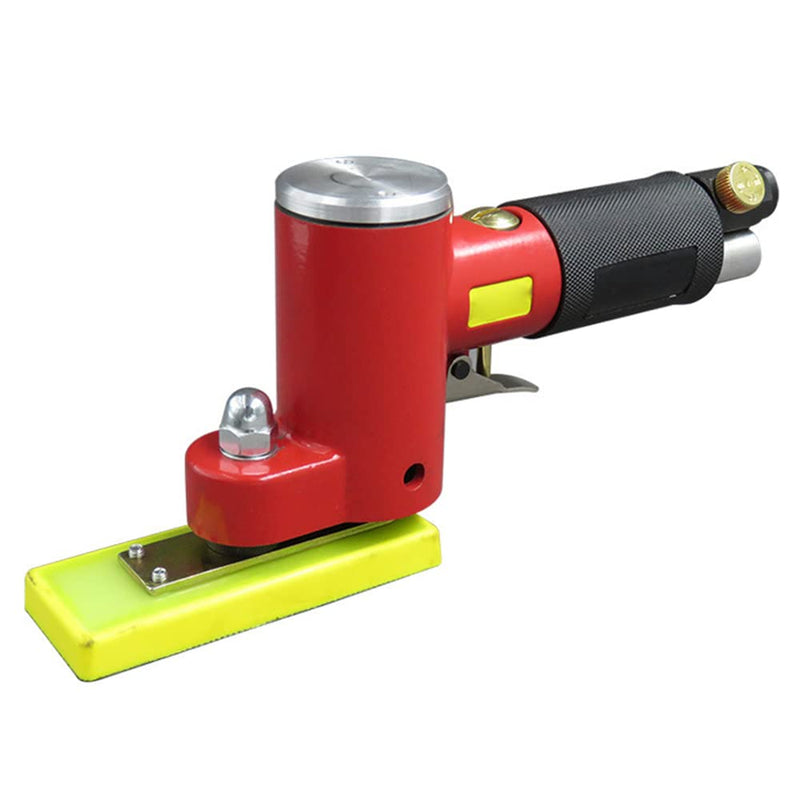 Mini Straight Line Air Polisher,Mini Straight Line Air Sander with 2 Sanding Pads Random Orbital Pneumatic Sander Air-Operated Handheld Polisher Waxer for Auto Body Work Furniture Wood Metal Su KP-6902