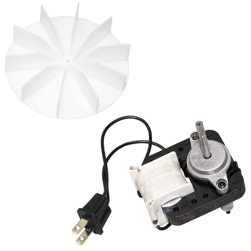 Universal Bathroom SM550 Vent Exhaust Fan Motor Replacement Motors Kit, Fit for Nutone Broan 50CFM 120V Replace C01575 65100 EM550 EM750, with Blower Wheel