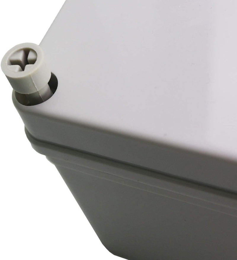 Co. 4" x 4" x 2.4" Weather & Dust Proof PS Plastic Junction Conduit Box Electronics Enclosure 1 Pack 4" x 4" x 2.4"