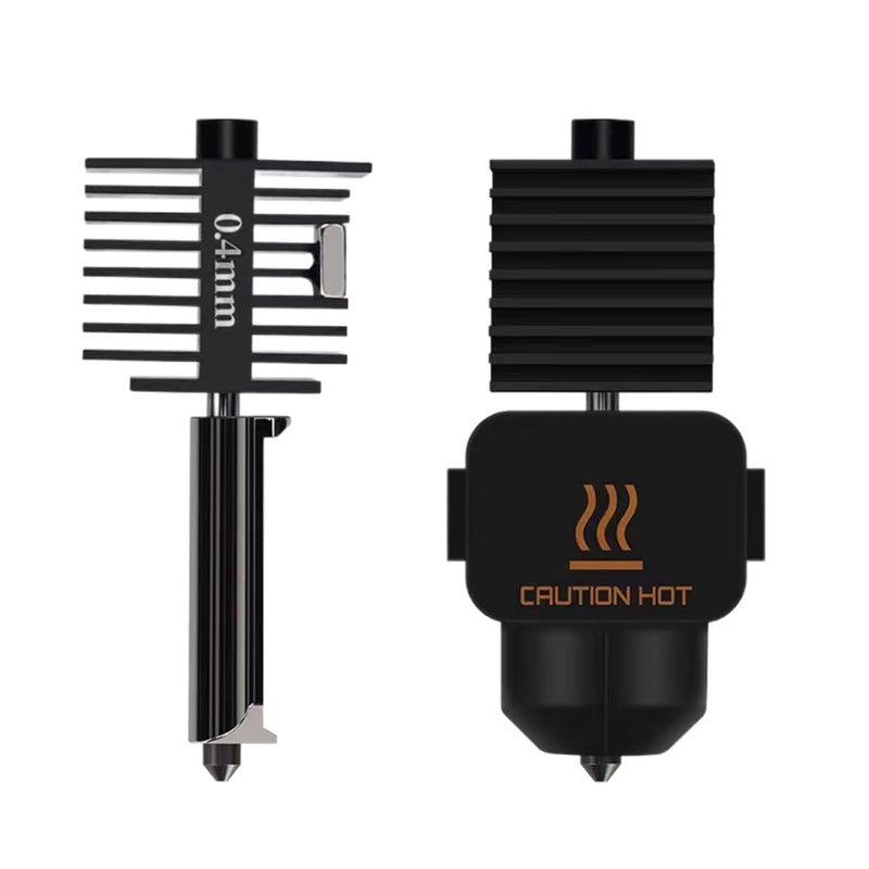 A1 Mini/A1 Hotend 0.2MM Print Head Kit Hot End Upgrade High-Temperature Heated Extruder with Extra 0.4MM 0.6MM Harened Steel Nozzle Wrench Tool for Bambu Lab 3D Printer Accessories 0.2MM A1/A1 Mini Hotend