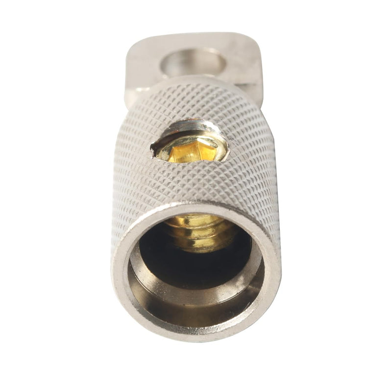 0 Gauge Wire Terminal Connector 5/16 Ring Wiring Connectors for Battery Bank Inverter Projects Car Audio Amplifier 4PCS with Adhesive Heat Shrink Tubing 0GA-5/16Ring Connector 4PCS