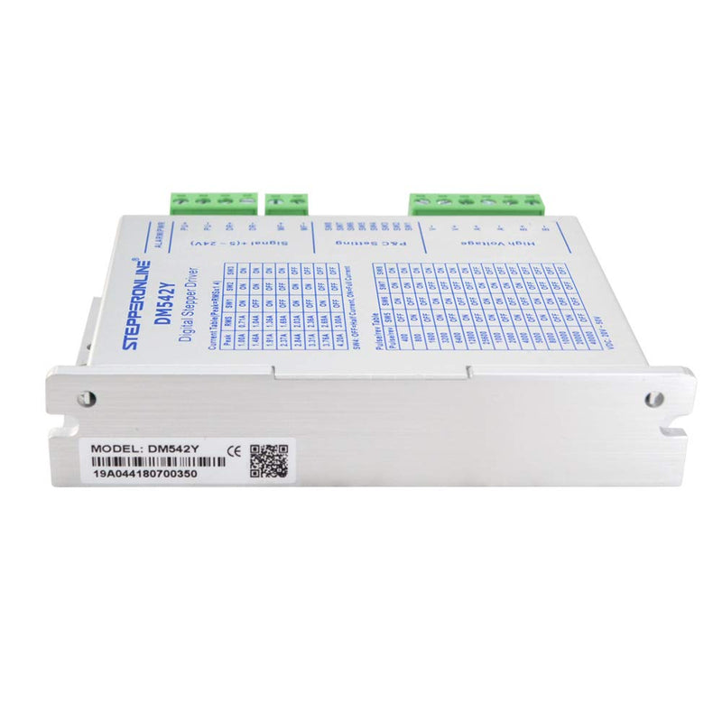 STEPPERONLINE Digital Stepper Motor Driver CNC 1.0-4.2A 20-50VDC for Nema 17, 23, 24 Stepper Motor