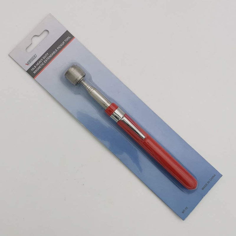 Telescopic Magnetic Pickup Tool,10LB Magnet Stick, 30" Extendable Magnet with Pocket Clip 10LB