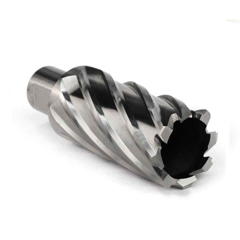 OSCARBIDE 1-3/16" x 2" HSS Annular Cutter 3/4" Weldon Shank Mag Drill Bit | 2 Flat Shank | 1-3/16"Cutting Diameter | 2"Cutting Depth | Burr-Free Holes | Rapid Chip Removal | Precision Ground Edges