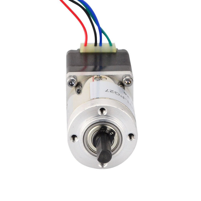STEPPERONLINE 27:1 Planetary Gearbox Nema 11 Dual Shaft Geared Stepper Motor DIY Robot Camera