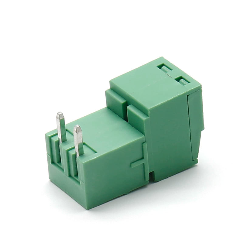 10Set 3.81mm Pitch Male Female 2-Pin PCB Screw Terminal Block Connector Plug KF2EDGK - Green, 300V 8A 2-Pin 3.81mm | 10Set