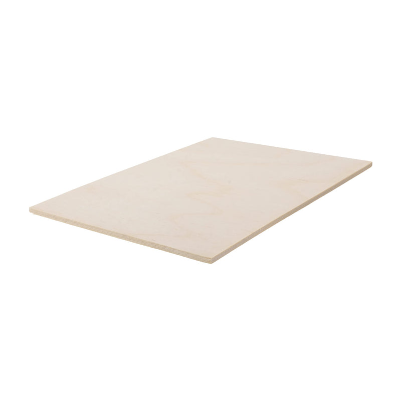 Mandala Crafts Baltic Birch Plywood Board 3x5 Inches - 16 Thin Wood Sheets for Crafting Model Laser Cutting Engraving - Unfinished Wood for Wood Burning Projects