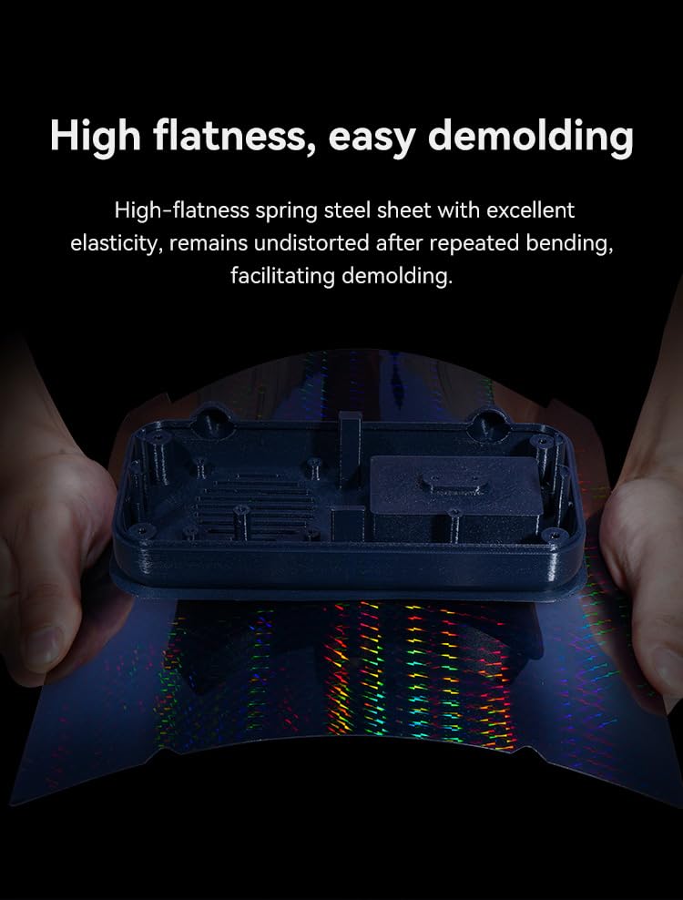 Creality K1 Max Double-sided Printing “Phantom” Platform 315*310mm (Glossy PET + Coated PEI), Without soft magnetic sticker, 3D Printer Platform for Ender-3 V3 Plus/CR-10 Smart/Pro/Ender-3 Max/Max Neo
