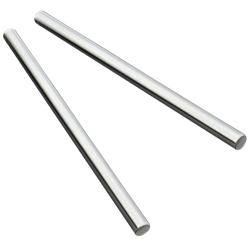 2-Pack 8mm x 150mm Linear Motion Rods Shaft Guide for 3D Printer and DIY Craft Tool, Case Hardened Chrome, Diameter 8mm, 5/16" x 5.91" 2 8mm x 150mm (5/16" x 5.91")