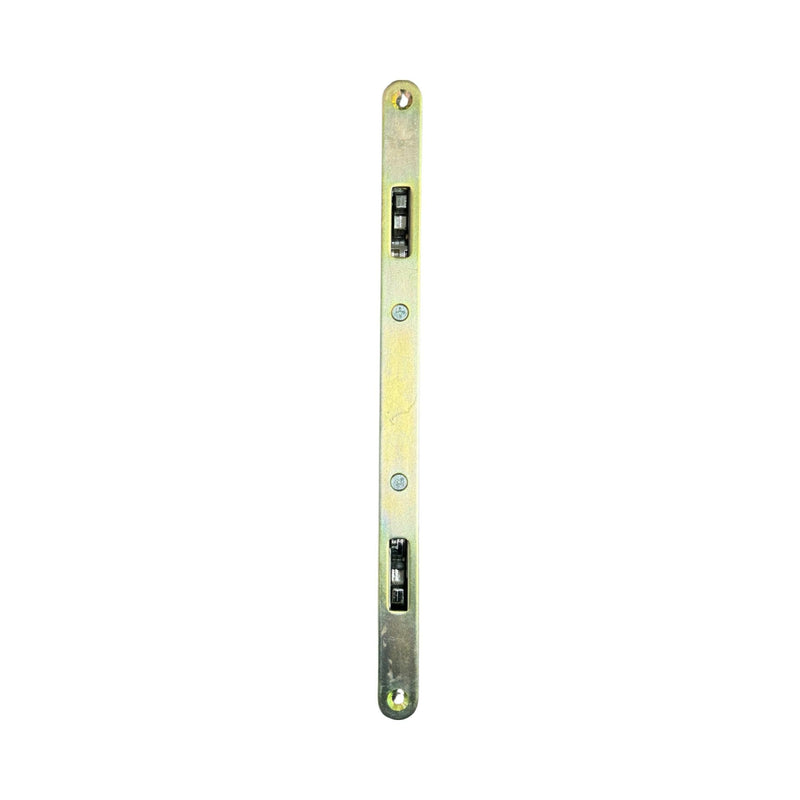11-3/4" Multi-Point Mortise Lock with Face Plate (with NO Anti-Slam Pin) for Sliding Glass Doors | Two Point Replacement Locking Mechanism to Fix and Repair Sliding Patio Door Hardware - Alloy Steel
