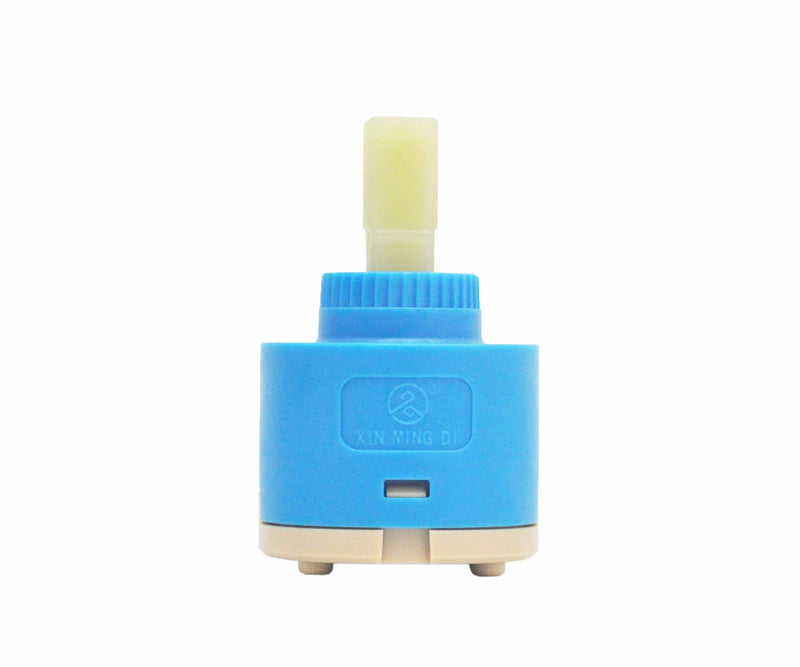 40mm MING DI Diameter Low Torque Ceramic Cartridge Without Distributor,Replacement for Single Handle Kitchen Basin Shower Faucet ，Ceramic Faucet Valve 40mm Low Torque（idle）