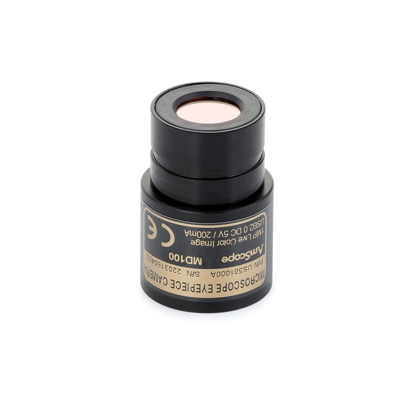 AmScope - 1MP USB 2.0 Color CMOS Digital Eyepiece Microscope Camera - MD100