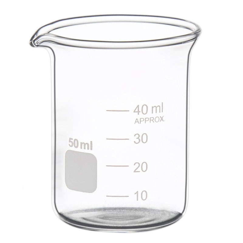 Glass Measuring Low Form Beaker Set 50ml 100ml 250ml Glass Graduated Beaker Set … 50ml+100ml+250ml