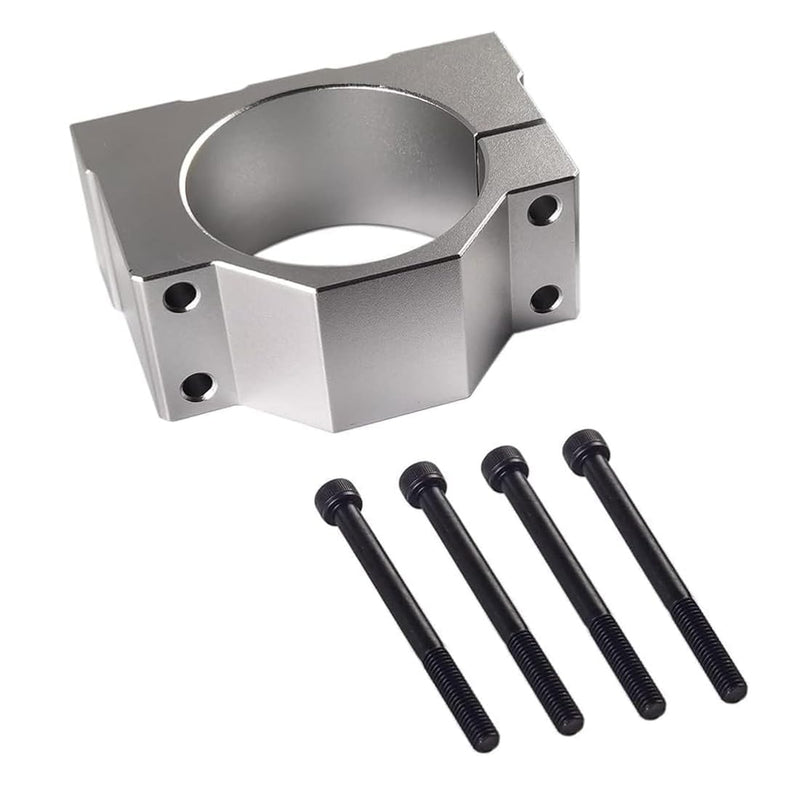 65mm CNC Spindle clamp Motor Bracket - Aluminum Alloy Bracket clamp, Includes 4 Screws, Suitable for Motor mounting on CNC Engraving Machines, CNC Machine Tools, and CNC routers.